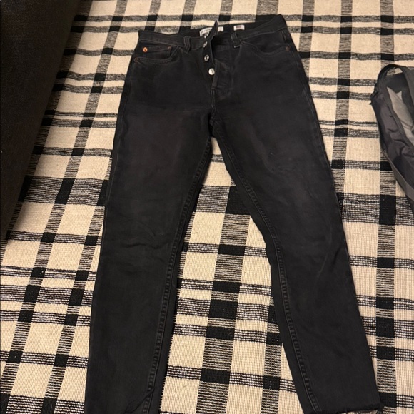 Re/Done Denim - Re/Done Black Skinny Men's Jeans